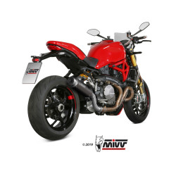 Silencieux MIVV GP Pro Steel Black embout inox Ducati 821 Monster 18-20 / 1200 Monster 17-21