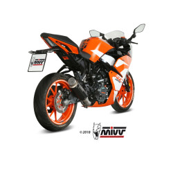 Tube décatalysé MIVV inox KTM RC125/390 Duke 125/390 17-20