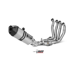 Ligne complète MIVV Speed Edge inox/carbone - Yamaha YZF R1