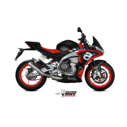 Ligne complète MIVV X-M1 - Titane embout inox  Aprilia 660 RS 20-23 / 660 Tuono 20-23