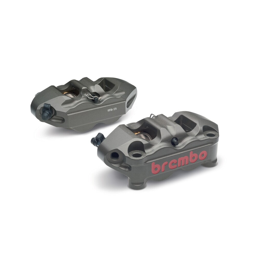 Paire d'étrier de frein avant radial BREMBO UPGRADE 4 pistons Ø32/36mm