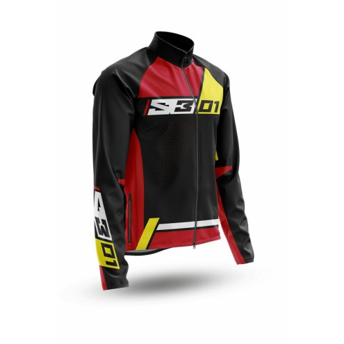 Veste S3 Collection 01 - noir/rouge taille XS