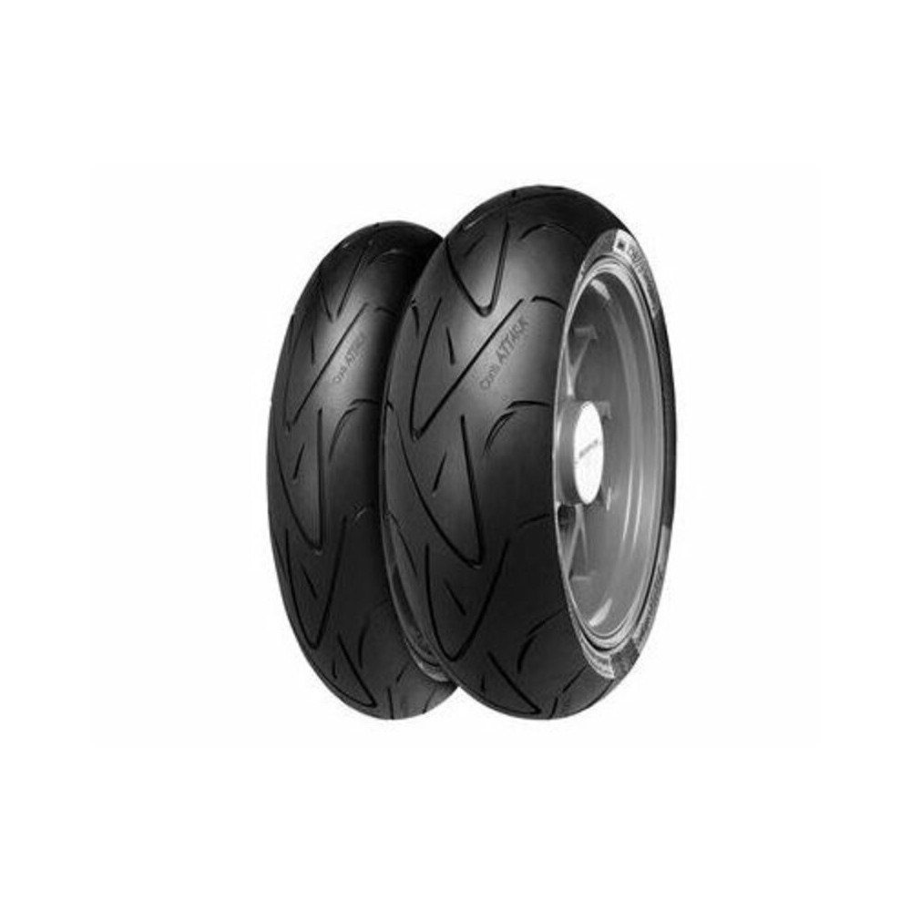 Pneu CONTINENTAL CONTISPORTATTACK 130/70 ZR 16 M/C (61W) TL CONTINENTAL 1 - AVSmoto Racing Parts 