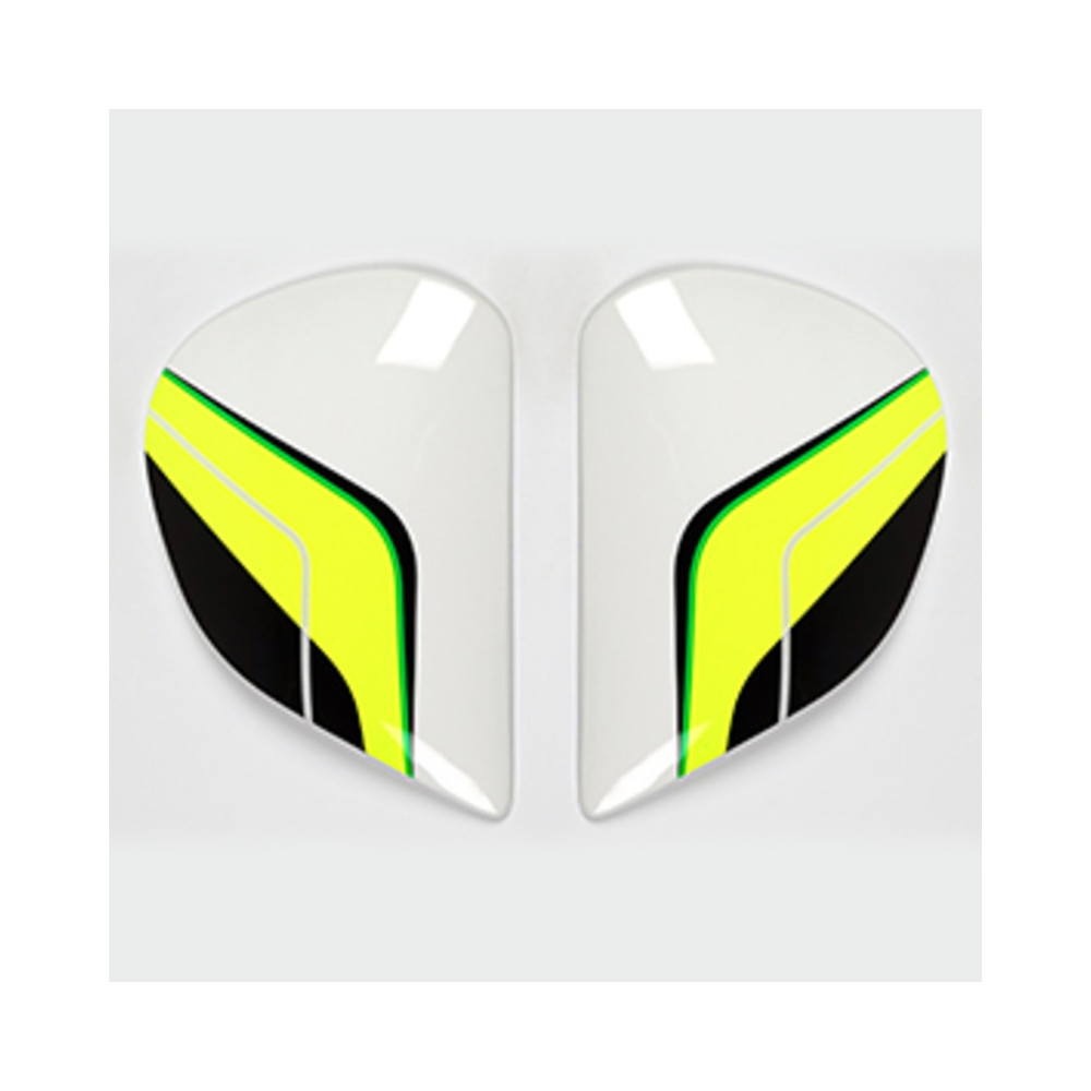 Plaques pivot ARAI Super AdSis J (LRS) Flow Green pour casques Axces II