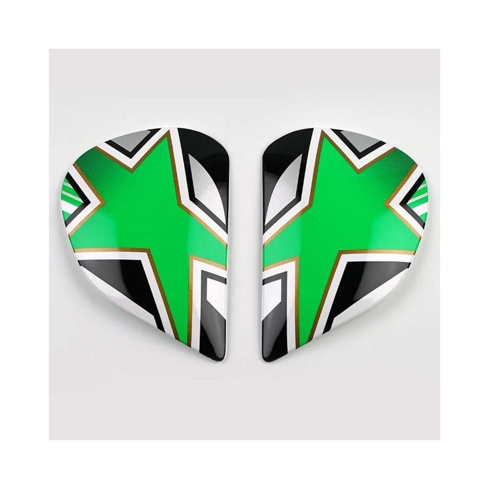 PLATINE ECRAN ARAI SAJ STARFLAG 2 GREEN CASQUE INTEGRAL