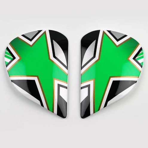 PLATINE ECRAN ARAI SAJ STARFLAG 2 GREEN CASQUE INTEGRAL