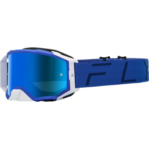 Masque FLY RACING Zone Pro Blue - écran Sky Blue