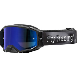 Masque FLY RACING Zone Elite noir/camo gris - écran bleu foncé/fumé