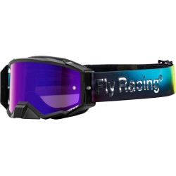 Masque FLY RACING Zone Elite Fuschia/Electric Blue/Hi-Vis/Magenta - écran Teal/fumé