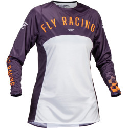 Maillot femme FLY RACING Lite - Deep Purple/blanc/Neon Coral