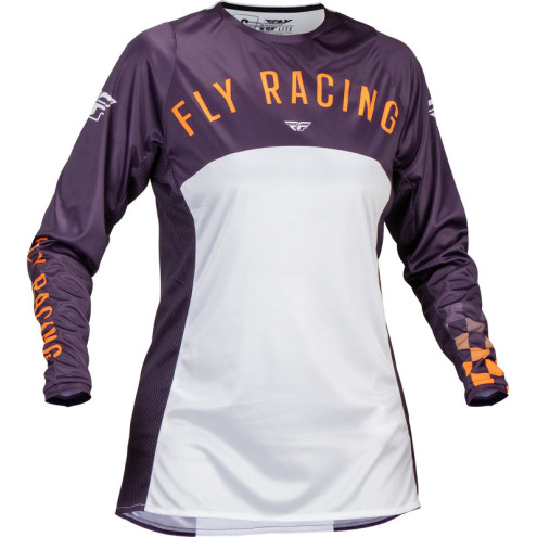 Maillot femme FLY RACING Lite - Deep Purple/blanc/Neon Coral