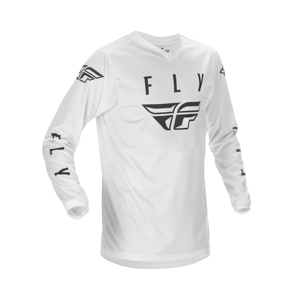 Maillot enfant FLY RACING Universal - blanc 1 - AVSmoto Racing Parts 