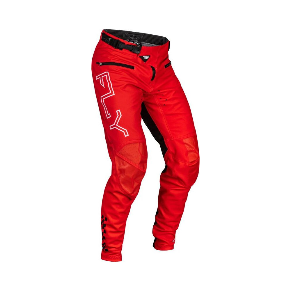 Pantalon vélo enfant FLY RACING Rayce - rouge 1 - AVSmoto Racing Parts 