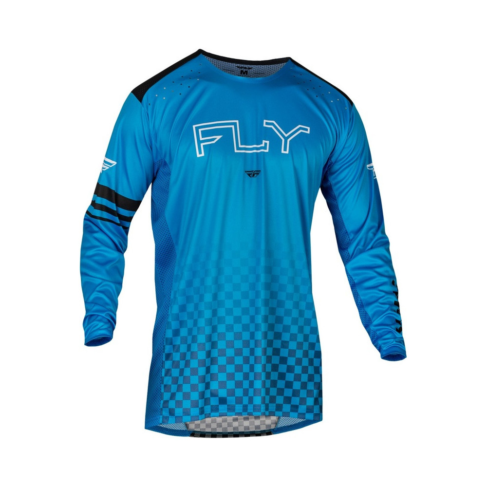 Maillot vélo enfant FLY RACING Rayce - bleu 1 - AVSmoto Racing Parts 