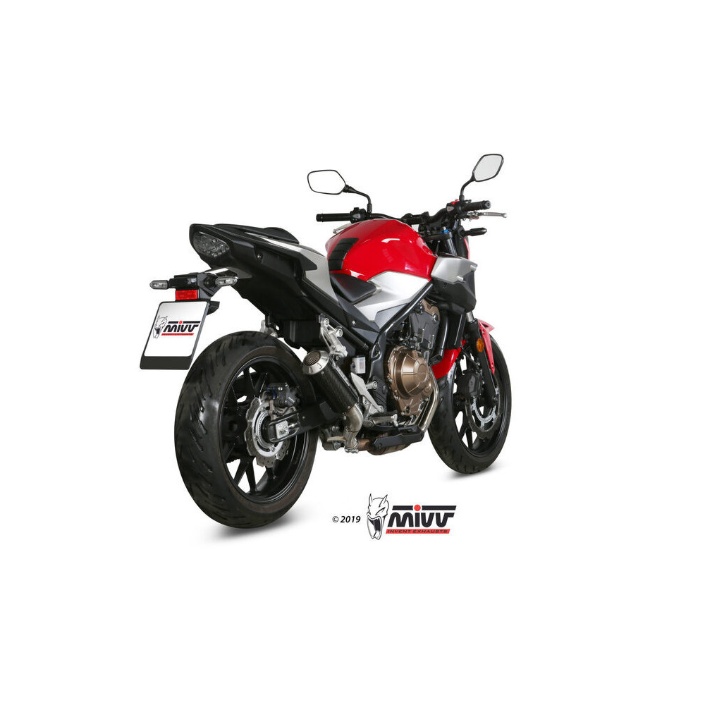 Silencieux MIVV MK3 carbone - Honda CB 500 F