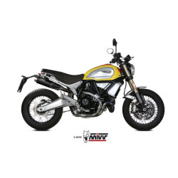 Silencieux MIVV GP Pro - inox noir embout inox Ducati Scrambler 1100