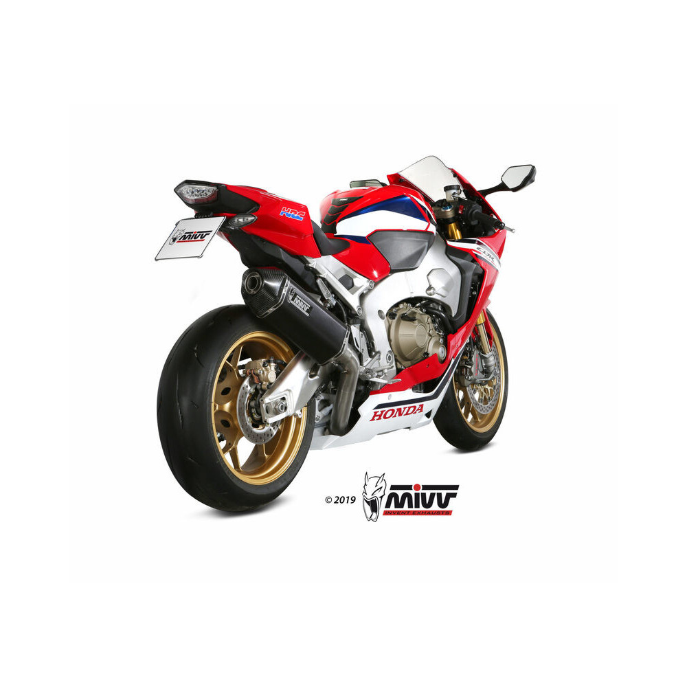 Silencieux MIVV Speed Edge inox noir - Honda CBR 1000 RR