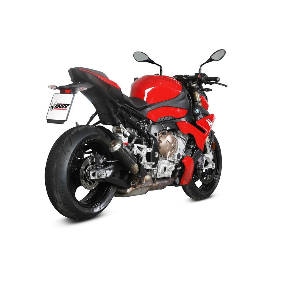 Silencieux MIVV MK3 - Carbone embout inox BMW S1000R