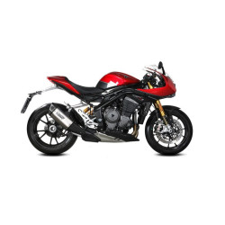 Silencieux MIVV SR-1 titane embout carbone - TRIUMPH SPEED TRIPLE 1200 RS / RR