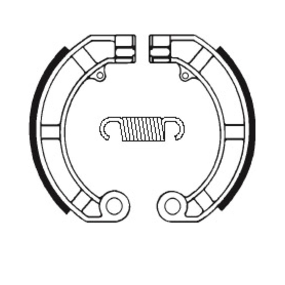 Mâchoires de frein TECNIUM Scooter organique - BA146