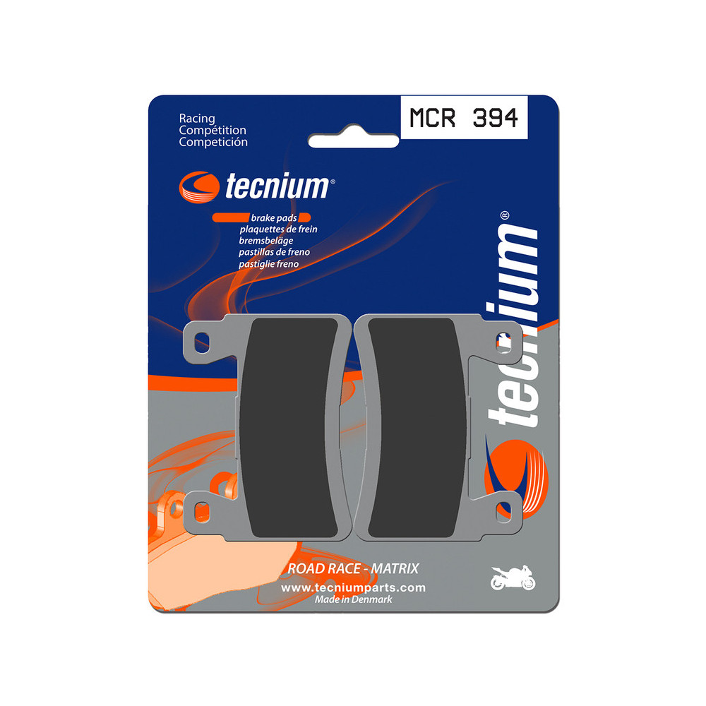 Plaquettes de frein TECNIUM Racing métal fritté carbone - MCR394