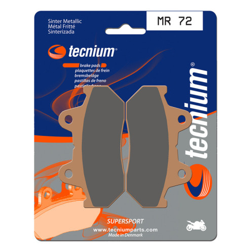 Plaquettes de frein TECNIUM Performance métal fritté - MR72