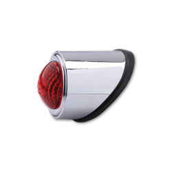 Feu arrière LED SHIN YO Old School TYPE1 chrome verre rouge