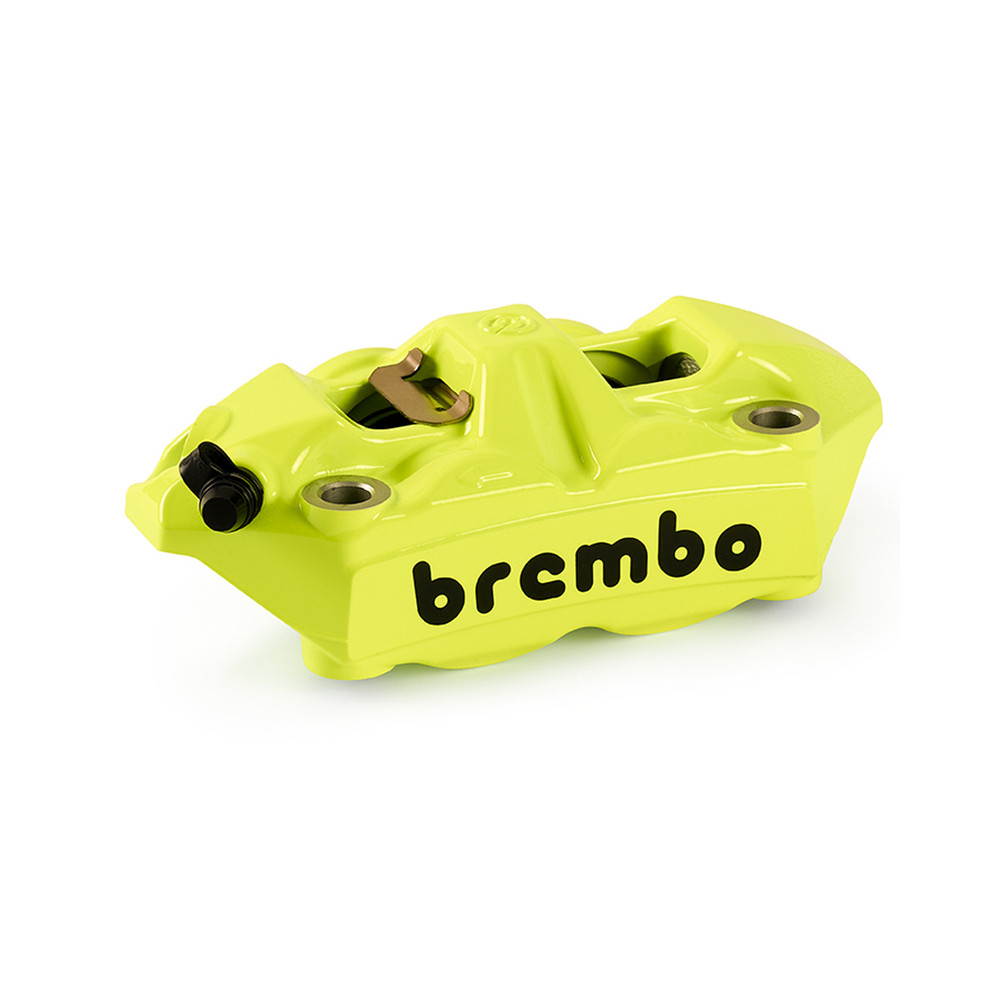 Étrier de frein avant droit BREMBO UPGRADE M4 ø34mm - jaune fluo