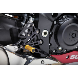 Commandes reculées LSL noir Suzuki GSX-S1000/1000F Lsl 2 - AVSmoto Racing Parts 