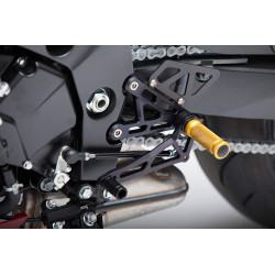 Commandes reculées LSL noir Suzuki GSX-S1000/1000F Lsl 3 - AVSmoto Racing Parts 