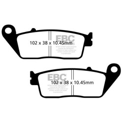 Plaquettes de frein EBC organique SFA series