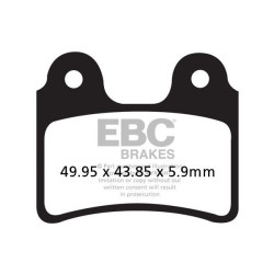 Plaquettes de frein EBC carbone série Off-road