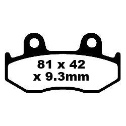 Plaquettes de frein EBC métal fritté SFA-HH Series