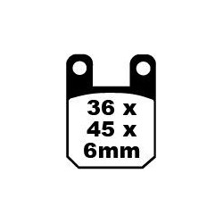 Plaquettes de frein EBC métal fritté SFA-HH Series