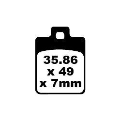 Plaquettes de frein EBC métal fritté SFA-HH Series