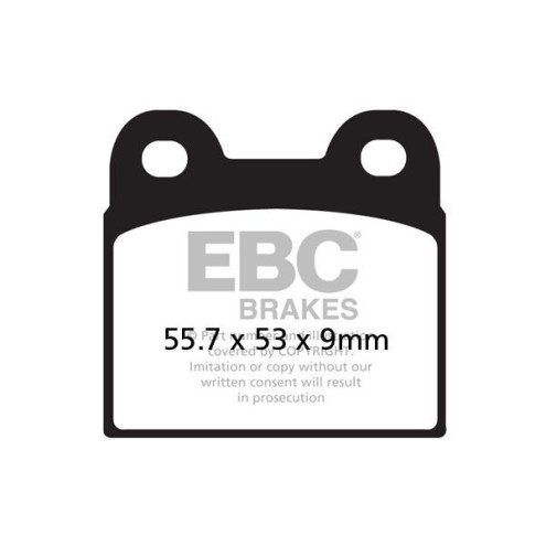 Plaquettes de frein EBC semi-fritté FA-V Series