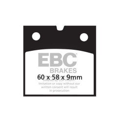 Plaquettes de frein EBC semi-fritté FA-V Series