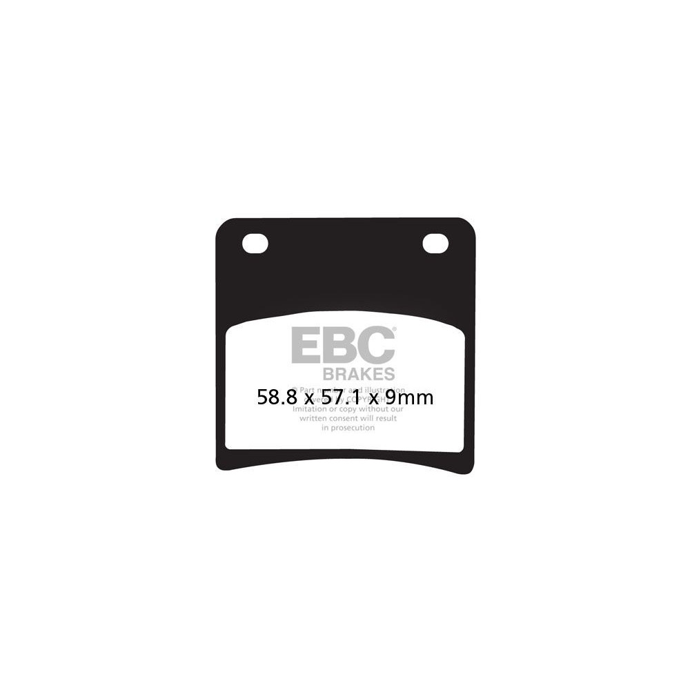 Plaquettes de frein EBC semi-fritté FA-V Series