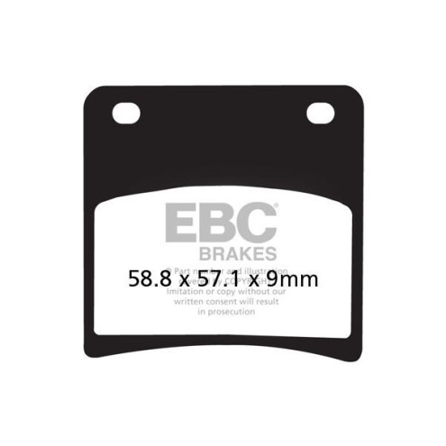 Plaquettes de frein EBC semi-fritté FA-V Series