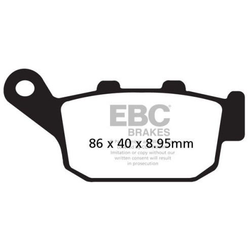 Plaquettes de frein EBC semi-fritté FA-V Series