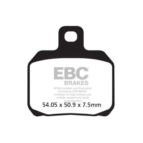 Plaquettes de frein EBC métal fritté SFA-HH Series