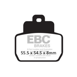 Plaquettes de frein EBC métal fritté SFA-HH Series