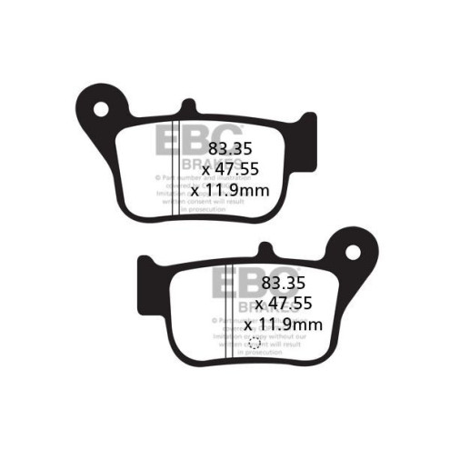 Plaquettes de frein EBC métal fritté SFA-HH Series