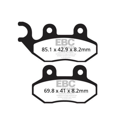 Plaquettes de frein EBC métal fritté FA-HH Series