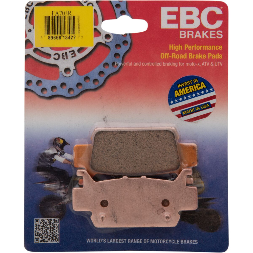 Plaquettes de frein EBC métal fritté Off-Road R Series