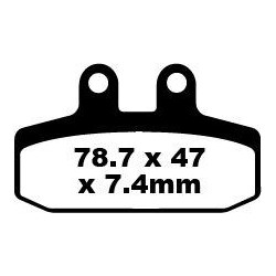 Plaquettes de frein EBC organique SFA series