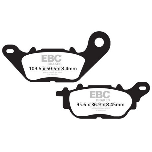 Plaquettes de frein EBC organique FA series