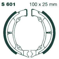 Machoire de frein organique carbone standard EBC Brakes