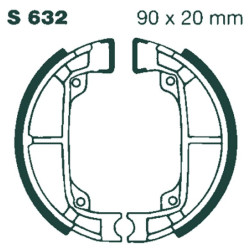 Machoire de frein organique carbone standard EBC Brakes