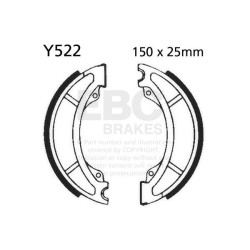 Machoire de frein organique carbone standard EBC Brakes